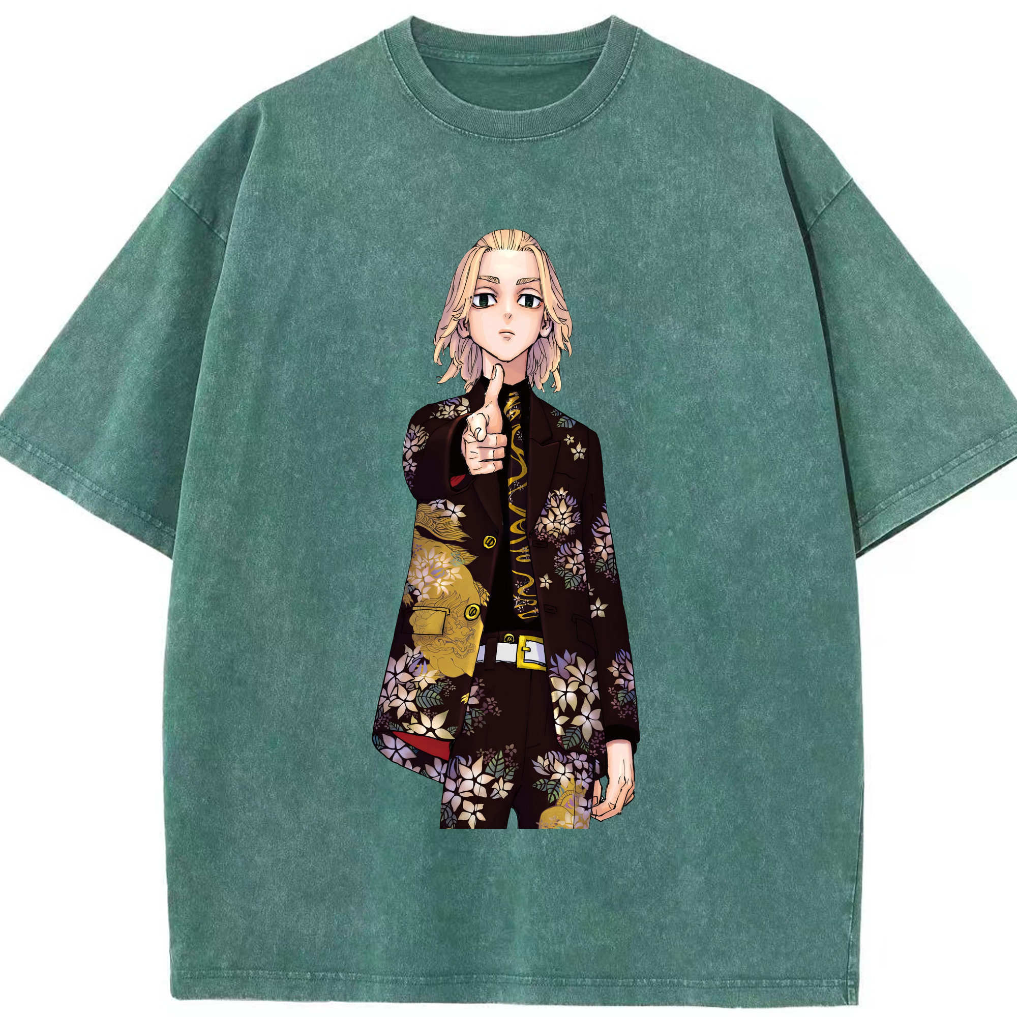 （画像用） 東京リベンジャーズ Tokyo Revengers 綿100% ヴィンテージ風 半袖Tシャツ（フロントプリント）